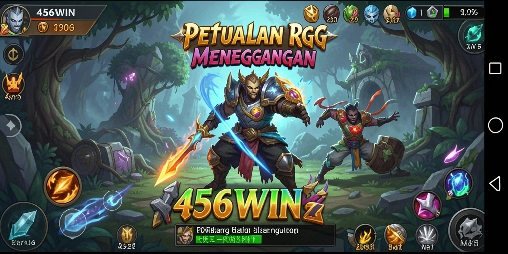 Tampilan gameplay penuh aksi di dunia 456WIN.