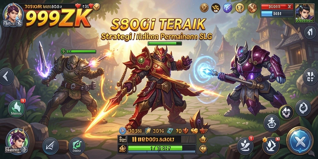 Gameplay SLG menarik dengan grafis yang memukau.
