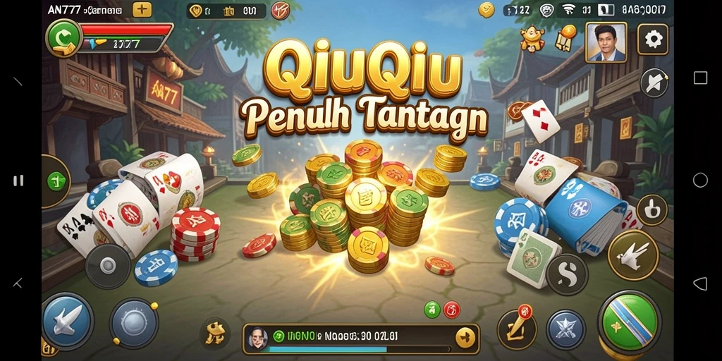 Screenshot gameplay QiuQiu yang seru dan menghibur.