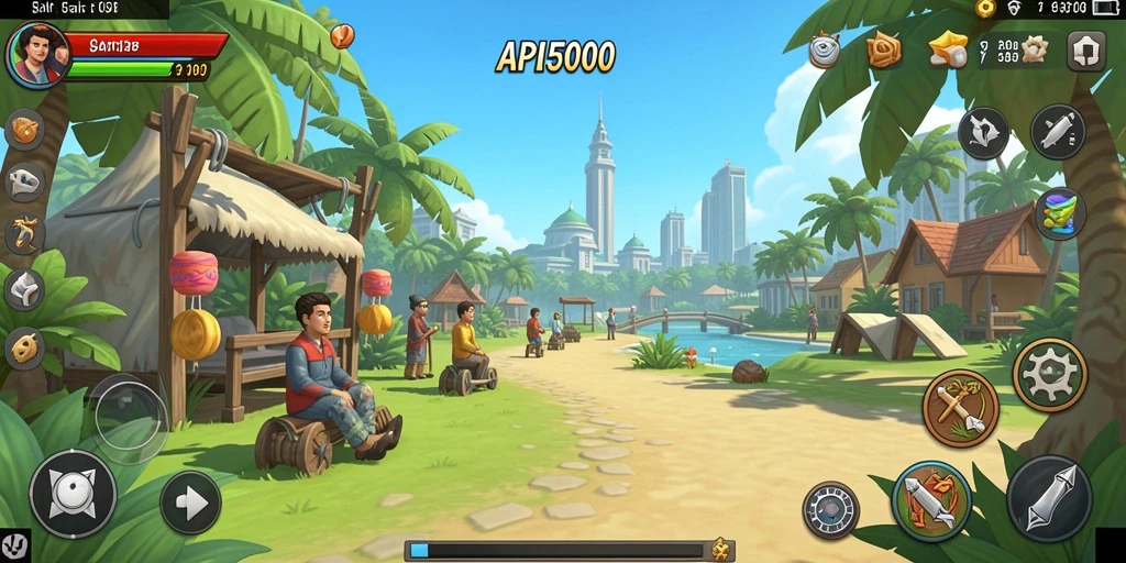 Tampilan menarik dengan gameplay yang seru dan santai.