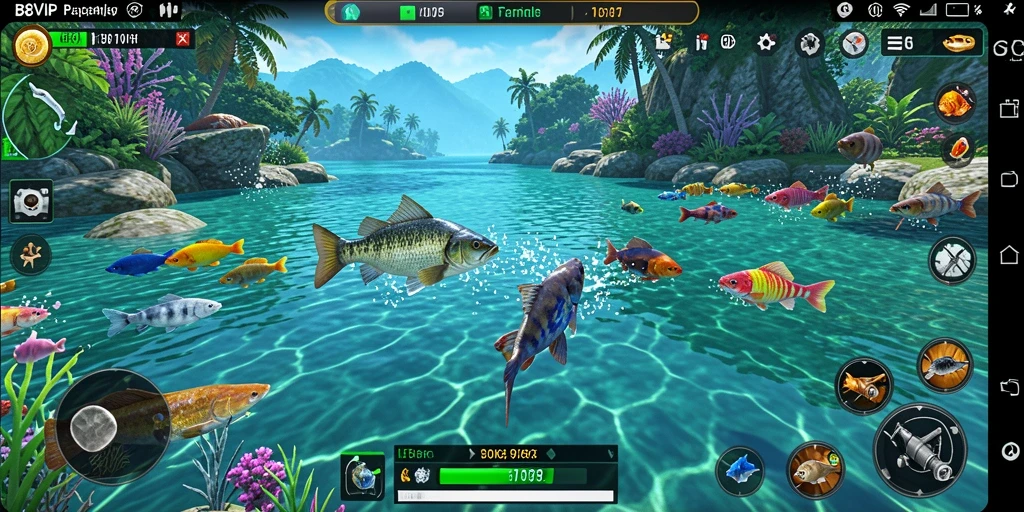 Tampilan gameplay B8VIP yang penuh warna dan menantang.