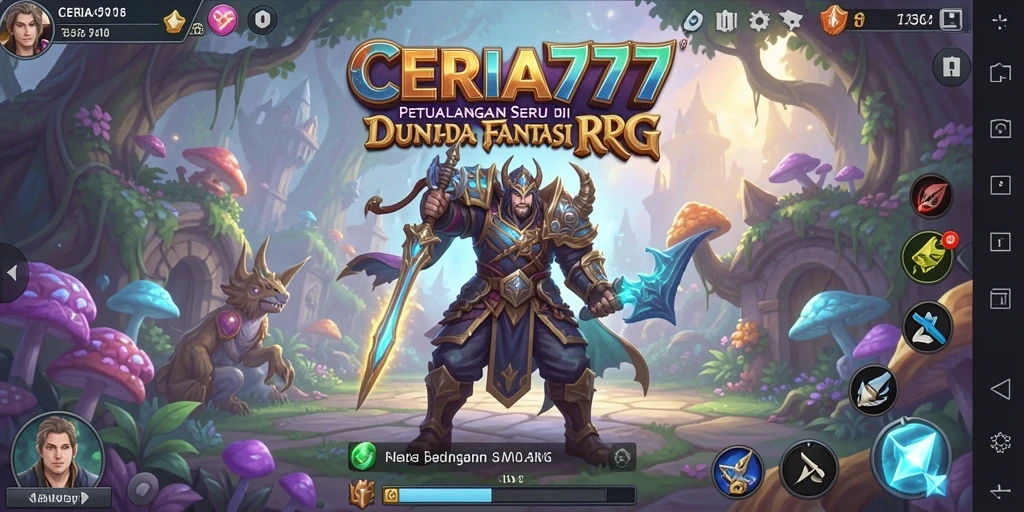 Tampilan screenshot gameplay menarik di CERIA777 saat bertarung melawan monster.