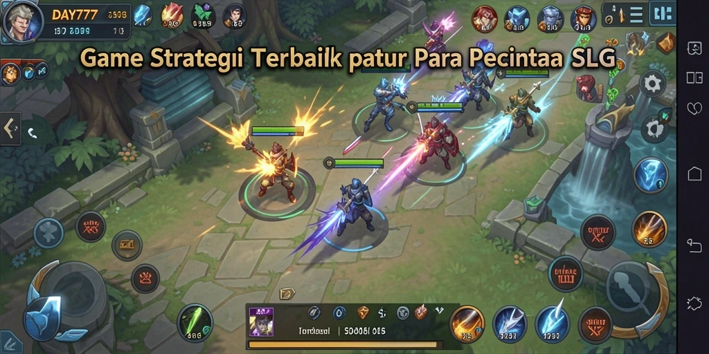 Tampilan gameplay seru dan strategis di DAY777.