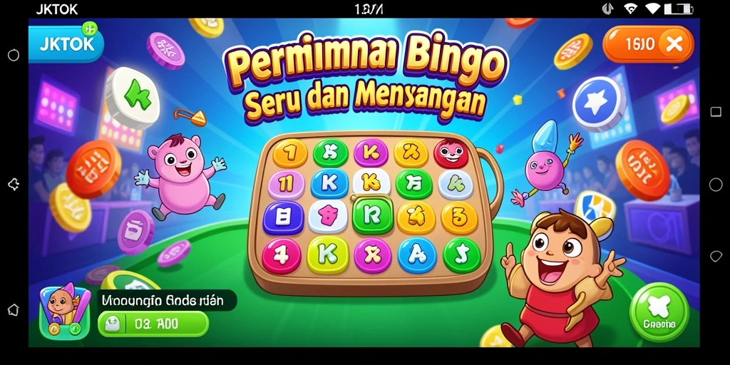 Gameplay seru di JKTOK dengan berbagai mode Bingo.