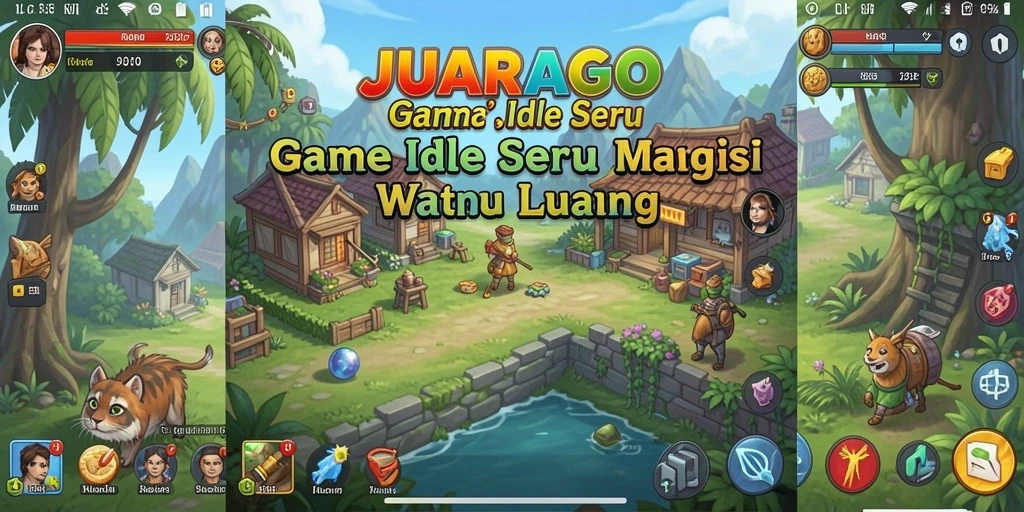 Screenshot JUARAGO menunjukkan gameplay Idle yang menarik.