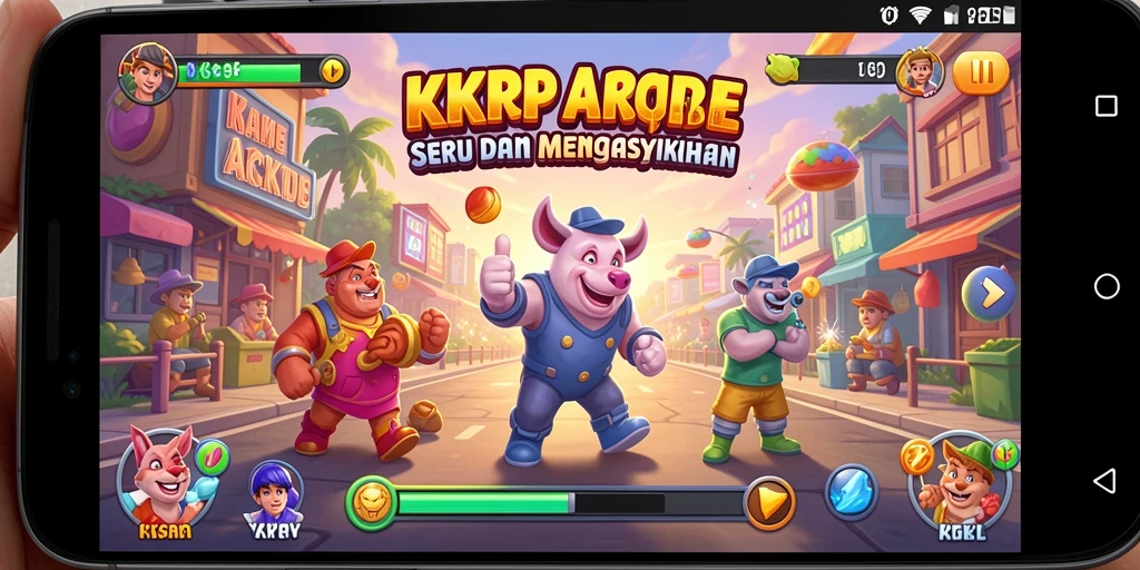 Tampilan gameplay KKRP yang seru dan dinamis.
