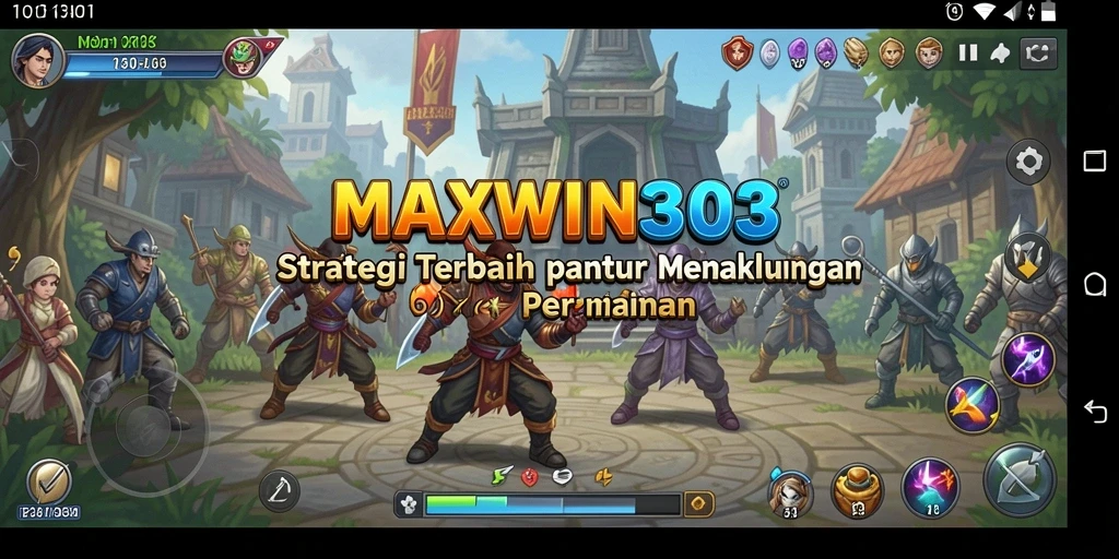 Tampilan gameplay <strong>MAXWIN303</strong> yang penuh aksi dengan elemen strategi menantang.