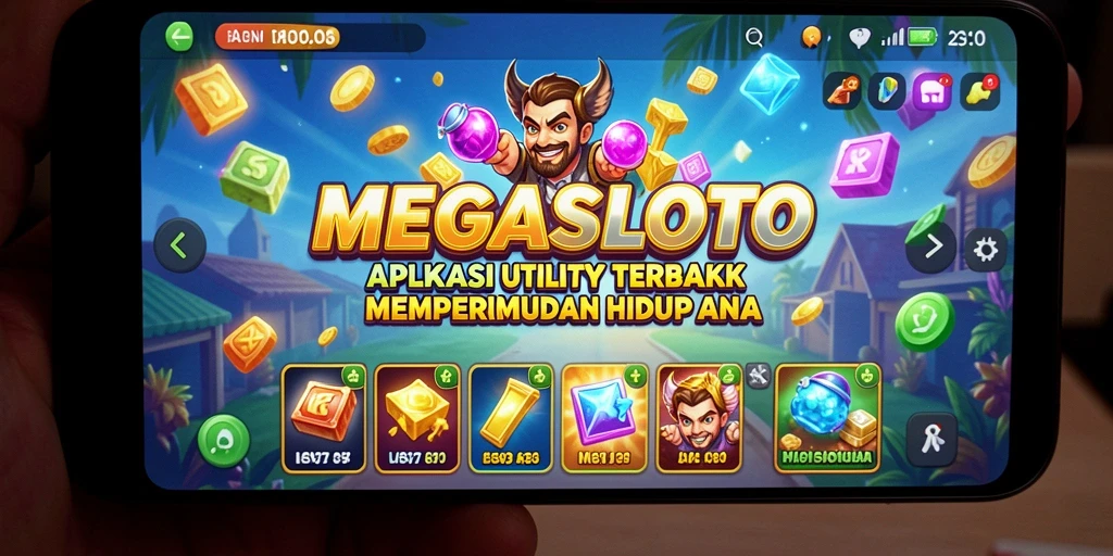 Tampilan utama MEGASLOTO yang intuitif dan mudah digunakan.
