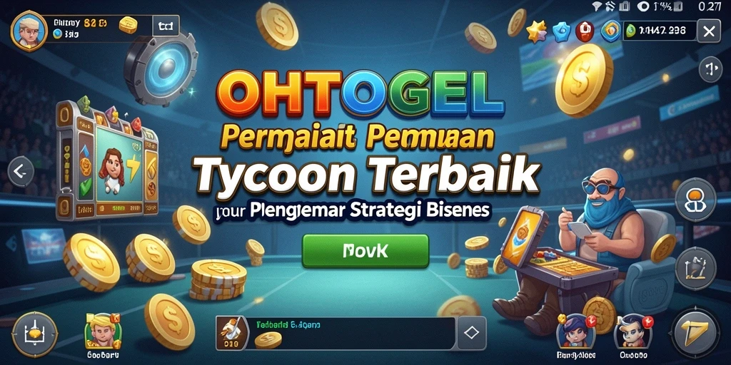 Screenshot OHTOGEL menampilkan pemain membangun kekayaan dalam dunia Tycoon.