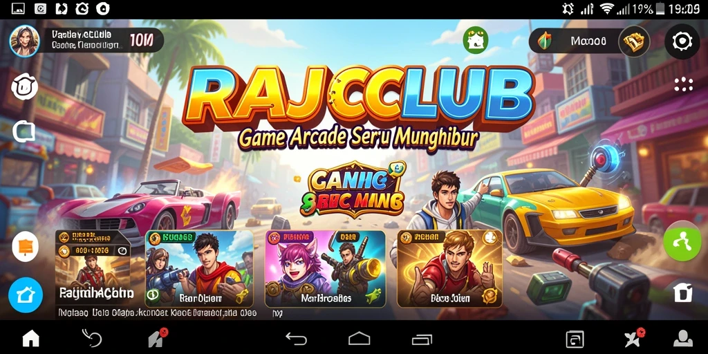Tampilan gameplay RAJACLUB yang seru dan mengasyikkan.